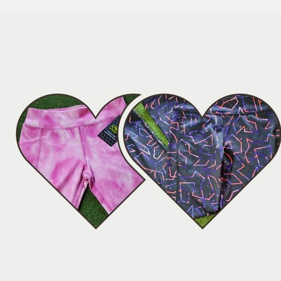 NWT: ATHLETIC WORKS & Old Navy Pink Girls Leggings, L (10-12) - Picture 13 of 13